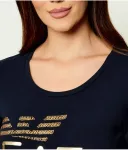 Футболка slim fit Ea7, темно-синий - фото 4