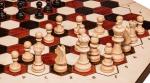 Gliński Hexagonal Chess/ деревянные шахматы/ Производитель Szachy Żurek - фото 3