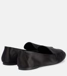 Атласные мокасины Monroe Khaite, черный - фото 2