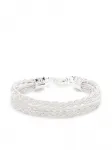 Плетеный браслет Ice Emanuele Bicocchi, белый - фото