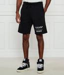 Шорты мужские Hugo с принтом, черный - фото