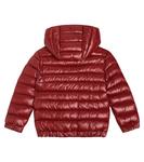 Пуховик с логотипом Balmain, красный - фото 3