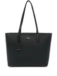 Сумка-тоут на молнии Dkny, черный - фото