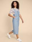 Льняной комбинезон Viola White Stuff, чамб блю - фото 4