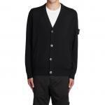 Свитер мужской черный Stone Island, черный - фото 2