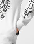 Толстовка с капюшоном Plein Sport Sweatshirt Thunder Tiger, белый - фото 2