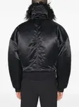 Бомбер с меховым воротником Mugler, черный - фото 3