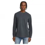 Лонгслив G-Star Overdyedweeter, серый - фото