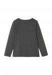 Топ Vertbaudet Long sleeved top, Dunkelgrau/Grey - фото 2