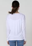 Топ Koroshi Long sleeved top, Blanco White/White - фото 2