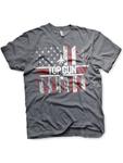 Футболка серого цвета TOP GUN - фото