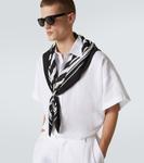 Шелковый шарф в полоску Dolce&Gabbana, Riga BCA F.Nero - фото 2