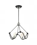 Люстра Archer на 4 лампы Livex, black - фото 4