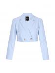 Блейзер faina, светло-синий - фото