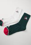 Носки Adidas Performance PIZZA SOCK UNISEX 2 PACK, White/Aurora Ivy/White - фото 2