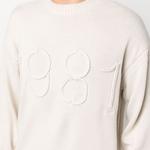 Трикотажный свитер мужской бежевый EMPORIO ARMANI - фото 6