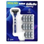 Мужская бритва Gillette Mach3 + 11 сменных лезвий - фото