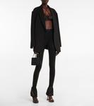 Сетчатый бюстгальтер с бретелькой через шею Nensi Dojaka, черный - фото 2