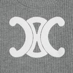 Свитер Women's Medium Gray CELINE, серый - фото 3