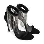 Кожаные босоножки Salome на шпильке Pinko, черный - фото 2