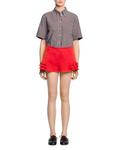 Шорты с рюшами Sandro, красный - фото 5