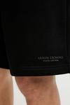 Хлопковые шорты Armani Exchange, черный - фото 4