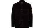 Рубашка мужская Stone Island на пуговицах, черный - фото