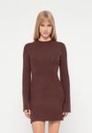 Платье Even&Odd Jumper dress, Brown Melange/Brown - фото