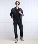 Поло мужское Guess Active с воротником на молнии, синий - фото 2