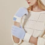 Вязаные перчатки Women's ELLE, coffee - фото 10