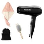 Фен для волос Poree, PH1625/PH1626 Black/White - фото
