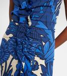 Платье макси с цветочным принтом Etro, Azzurro - фото 5