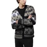 Кардиган мужской Louis Vuitton, черный / серо-белый - фото 4