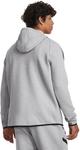 Under Armour - Mens Unstoppable FLC Full Zip Sweater, Mod Gray-Black - фото 2