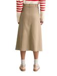 Юбка миди А-образной формы в цвете Soft Mocha Marc O'Polo - фото 3