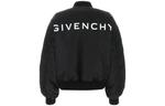 Куртка-бомбер Givenchy с логотипом на молнии, черная - фото 3