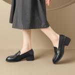 Лоферы женские черный Zhr - фото 5