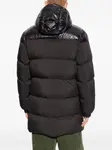 Стеганое пальто с капюшоном Add, черный - фото 4