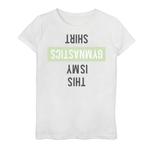 Футболка для гимнастики с рисунком Fifth Sun Upside Down для девочек 7–16 лет Licensed Character - фото