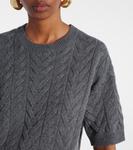 Доминус шерстяной топ S Max Mara, Grey Melange - фото 4