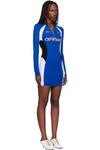 Off-White Мини-Платье Blue tech jer serena - фото 2