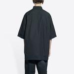 Рубашка унисекс черная Balenciaga, черный - фото 5