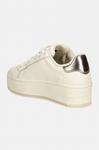 Кожаные кроссовки Tommy Jeans TJW FLATFORM SNEAKER METALLIC, бежевый - фото 4