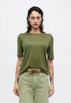 Футболка Filippa K ELENA TEE, Laurel Green/Olive - фото