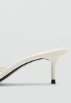 Мюли на каблуках Mango, White - фото 4