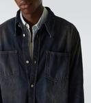 Джинсовая рубашка Acne Studios, Dark Blue - фото 5