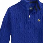 Детский свитер Polo Ralph Lauren, синий - фото 4