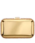 Сумка Metallic Minaudiere with Cystal Adorned Edge Nina, серебряный - фото 9