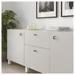 Ручка, черная, 40 мм, 2 шт. BORGHAMN IKEA - фото 3