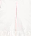 Топ из хлопкового джерси с баской Il Gufo, белый - фото 3